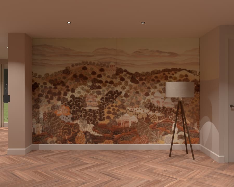 Arte wandbekleding als sfeervol detail